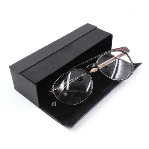 Black Leatherette Eyeglass Case