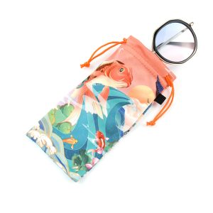East-Sunshine High Quality Soft Glasses Bag Custom Logo Microfiber Sunglasses Pouches Bags