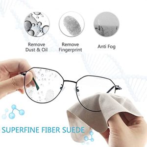 Anti Fog Spectacle Cleaning Cloth, Reusable Portable High Quality Suede Lens Wipes for Glasses Cleaning cloth