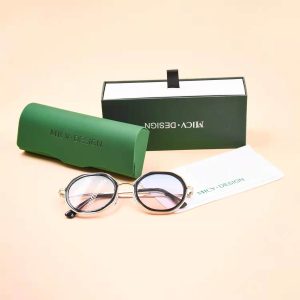 PU Leather Sunglasses Case Set Green Eyewear Paper Mirror Case Box Glasses Cloth Glasses Protection Set