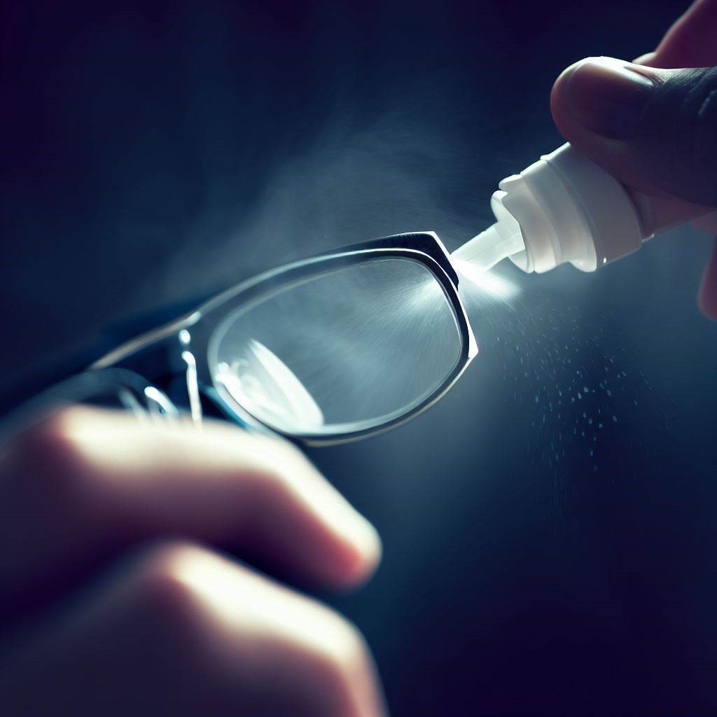 Crystal Clear Lenses: Eyeglass Cleaner Spray