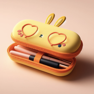 Besides glasses, what other items can be placed in a glasses case?