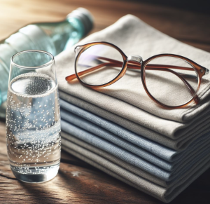 Environmentally friendly cleaning cloth made of biodegradable materials: a green innovation for eyeglass cleaning