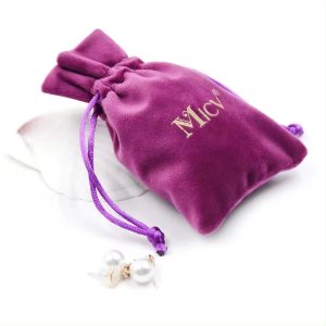 Drawstring Velvet Bag Calabash Pouch Jewelry Packaging Bag Wedding Christmas Favor Pouches Storage