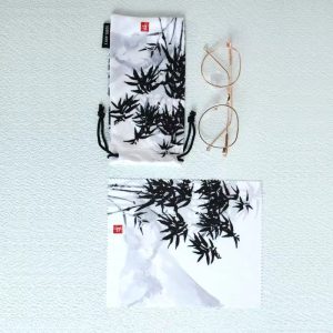 High Quality Custom logo Drawstring microfiber glasses bag eyewear pouch sunglasses bag RPET Glasses Cleaning Cloth