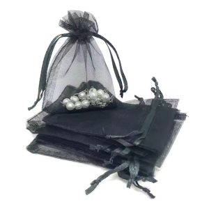 Mixed Colors Organza Drawstring Jewelry Carrying Pouches Wedding Party Christmas Favor Gift Bags