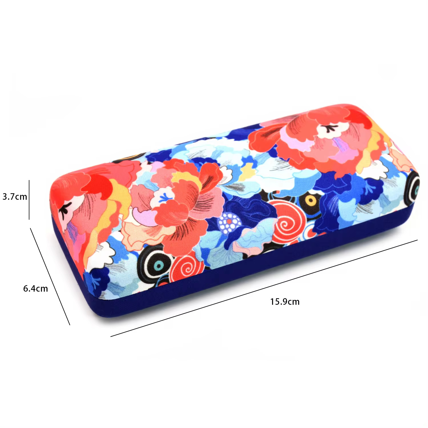 Custom Logo glasses case microfiber printed Eyeglasses Box Metal Reading Glasses Case Optical glasses case