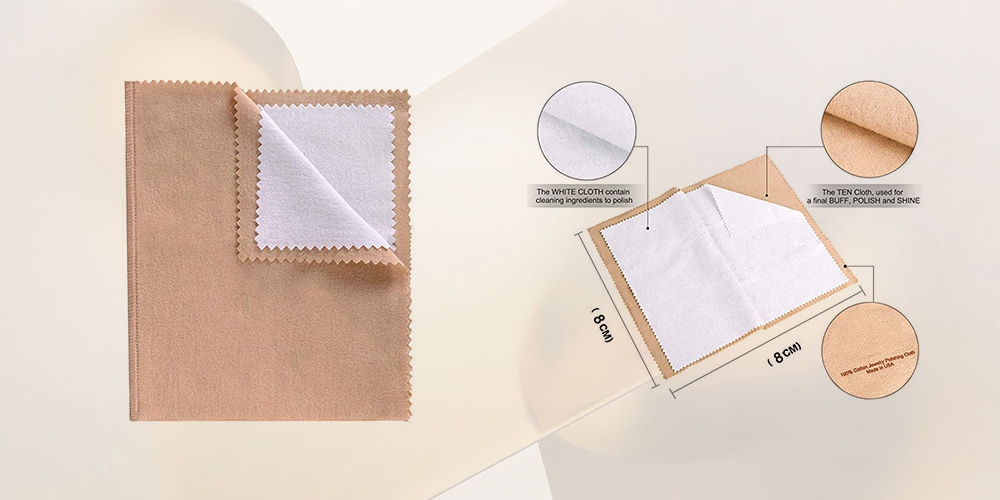 Polishing cloths have multiple uses: not limited to jewelry, you can also use it to clean these items