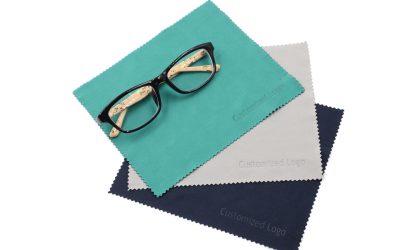 Simple style felt hot stamping microfiber lens cleaning fabric cloth for glasses (6)