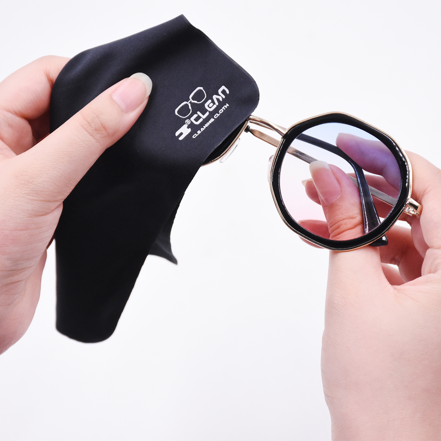Custom Logo Microfiber Glasses Cleaning Cloth For Lens Chamois Glasses Cleaner Phone Screen Eyewear Cleaning Wipes