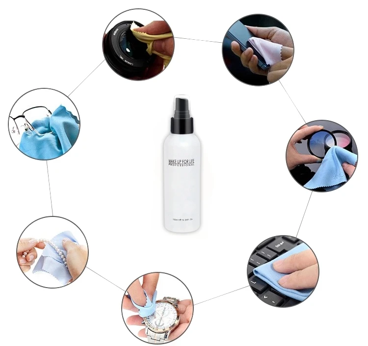 30ml microfiber fabric lens cleaning solution/phone screen clean spray
