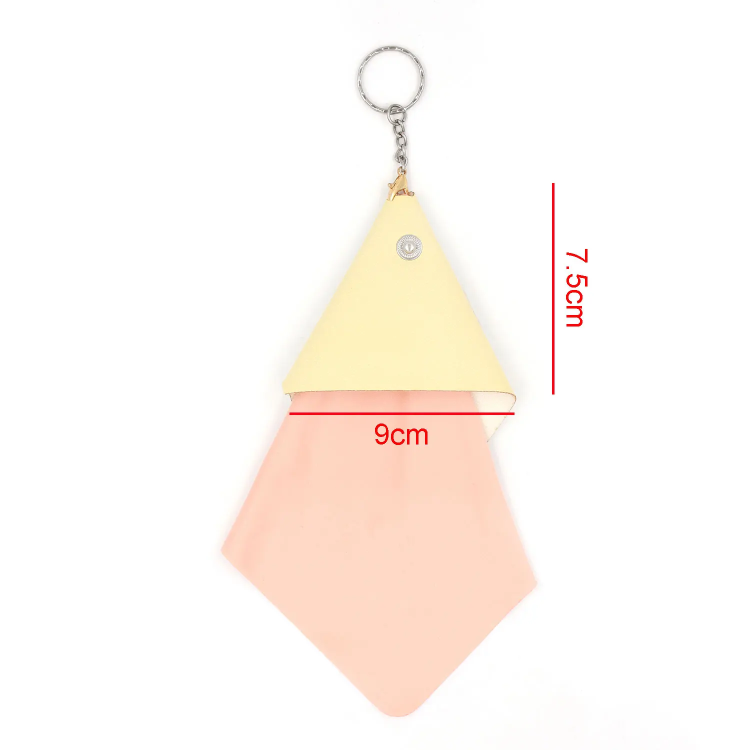 Fashion Key Ring Glasses Cleaning Cloth Triangle Packing Lens Sunglasses Eyewear Cloth with Custom Logo