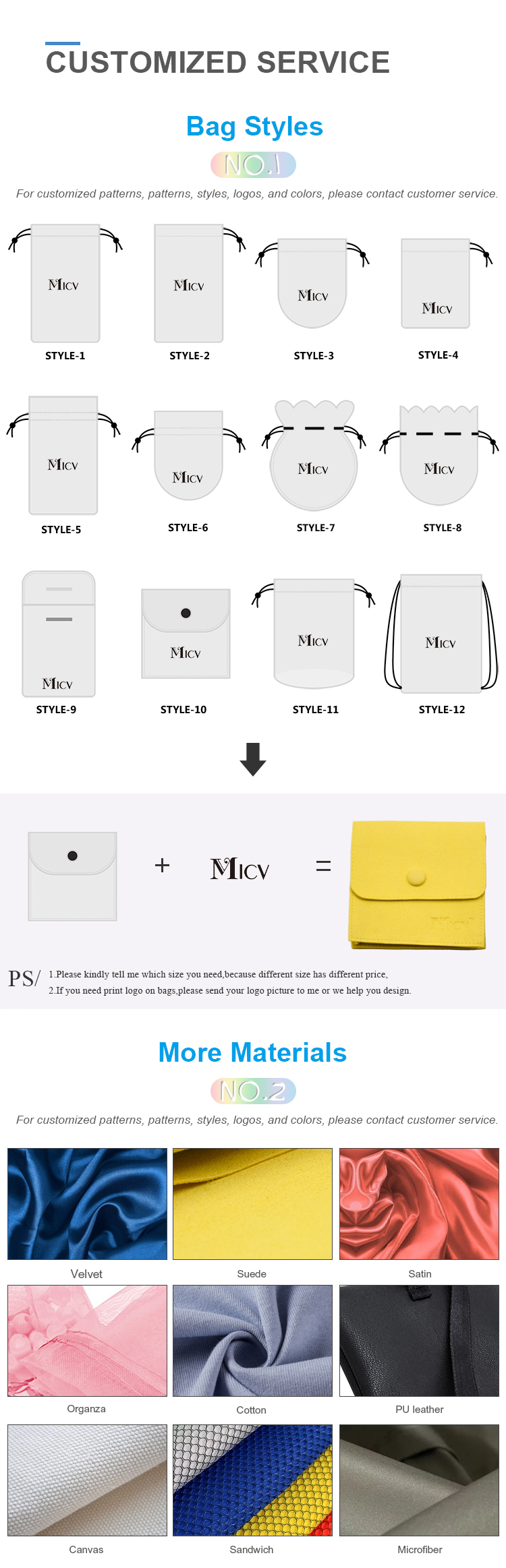 Custom Logo microfiber leather envelope Jewelry Bag snap button Necklace jewel packaging Pouch Gift Bag