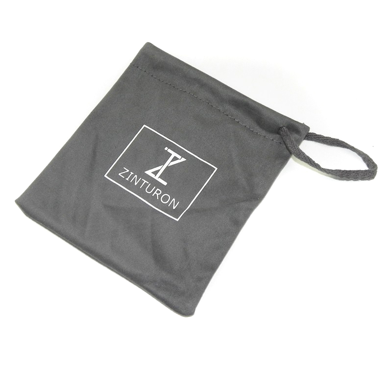 Screen Printed Microfiber Sack for Business Card Holder